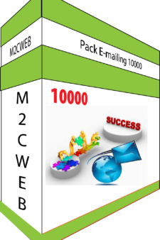 Pack 10 000 emails