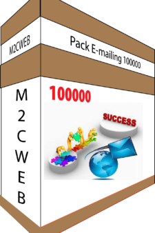 Pack 100 000 emails