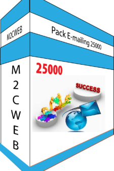 Pack 25 000 emails